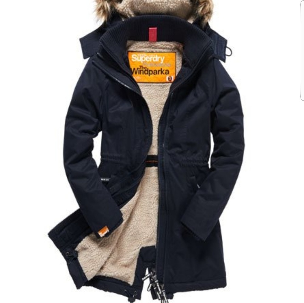 SUPERDRY Professional The Windbreaker Size S Navy